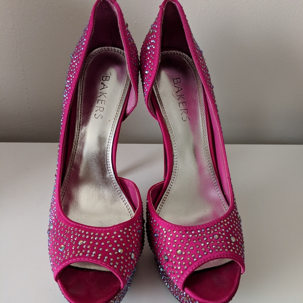Pink Platform Heels